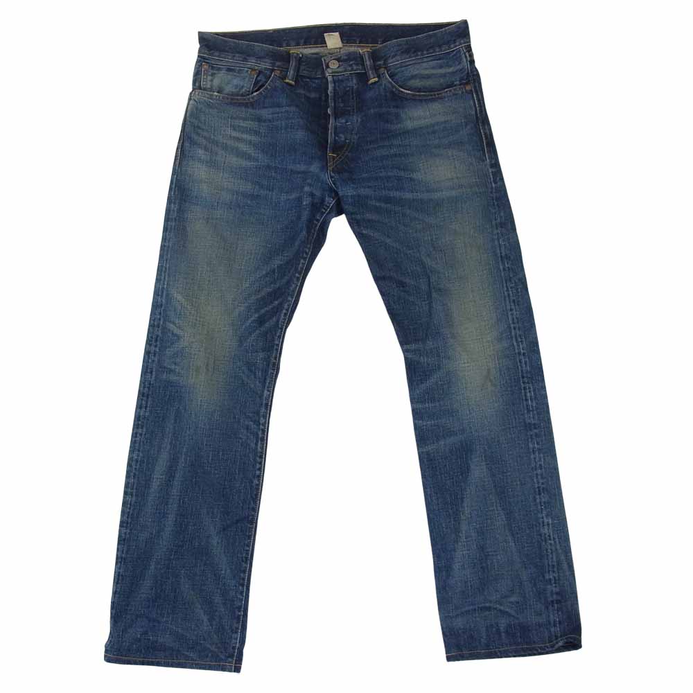 RRL ダブルアールエル USA製 国内正規品 ボタンフライ セルビッチ 165 82A インディゴブルー系 31【中古】