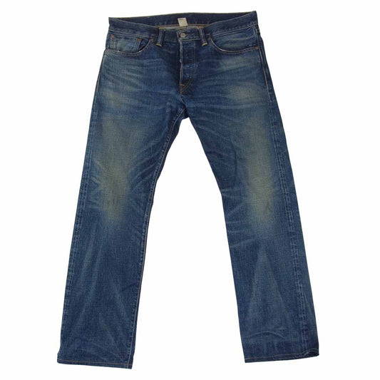 RRL ダブルアールエル USA製 国内正規品 ボタンフライ セルビッチ 165 82A インディゴブルー系 31【中古】