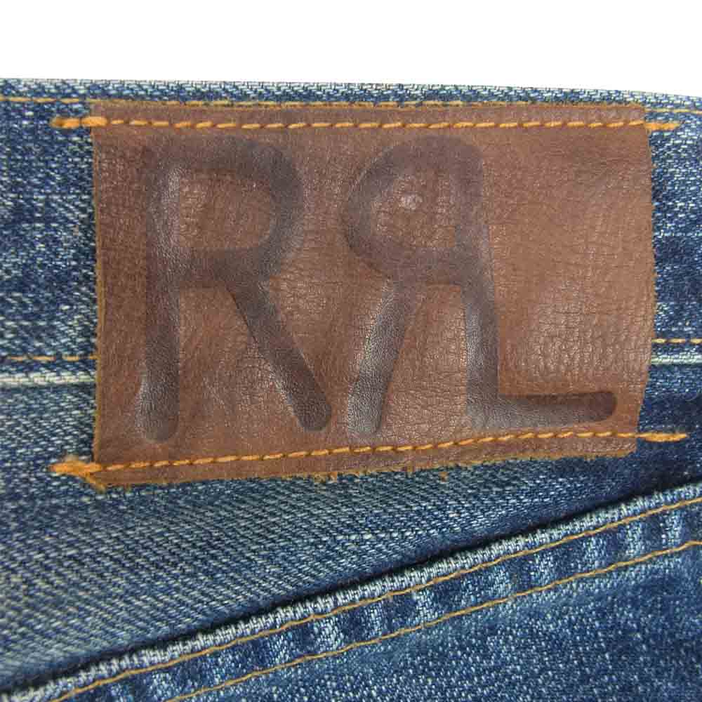 RRL ダブルアールエル USA製 国内正規品 ボタンフライ セルビッチ 165 82A インディゴブルー系 31【中古】