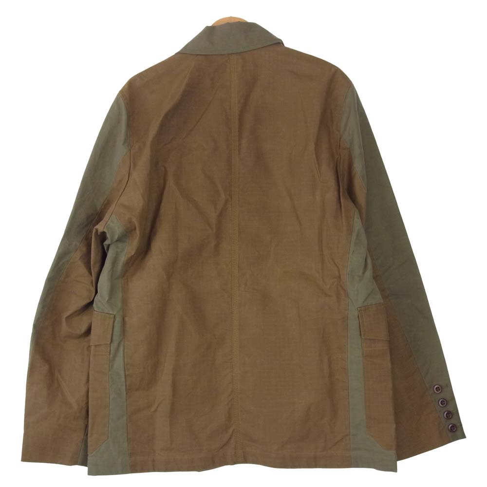 Nigel Cabourn ナイジェルケーボン 8040-11-80020 ARMY BLAZER HALLEY STEVENSON R200 RIPSTOP アーミーブレザーリップストップ カーキ系 50【美品】【中古】
