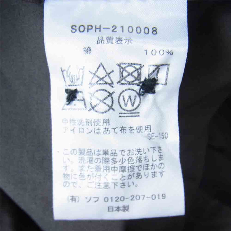 SOPHNET. ソフネット 210008 SCORPION BASIC B.D SHIRT ボタンダウン シャツ チャコール系 S【中古】