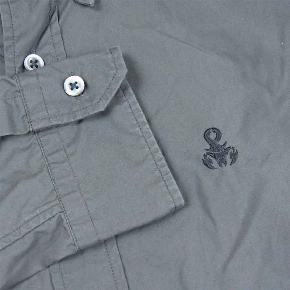 SOPHNET. ソフネット 210008 SCORPION BASIC B.D SHIRT ボタンダウン シャツ チャコール系 S【中古】