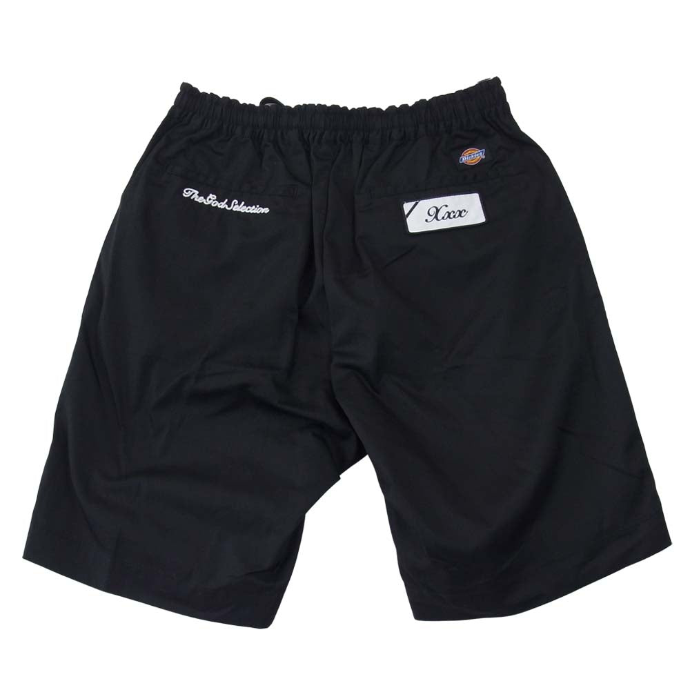 GOD SELECTION XXX ゴッドセレクション GX-S21-DSP-03 Dickies ディッキーズ ワーク ショーツ ブラック系 S【新古品】【未使用】【中古】