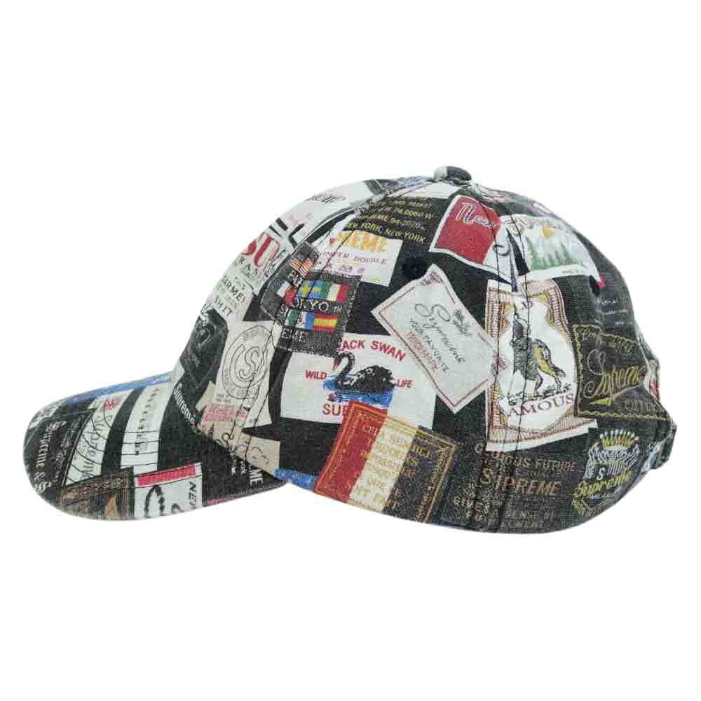 Supreme シュプリーム ２１SS LABELS 6 PANEL キャップ マルチカラー系【美品】【中古】