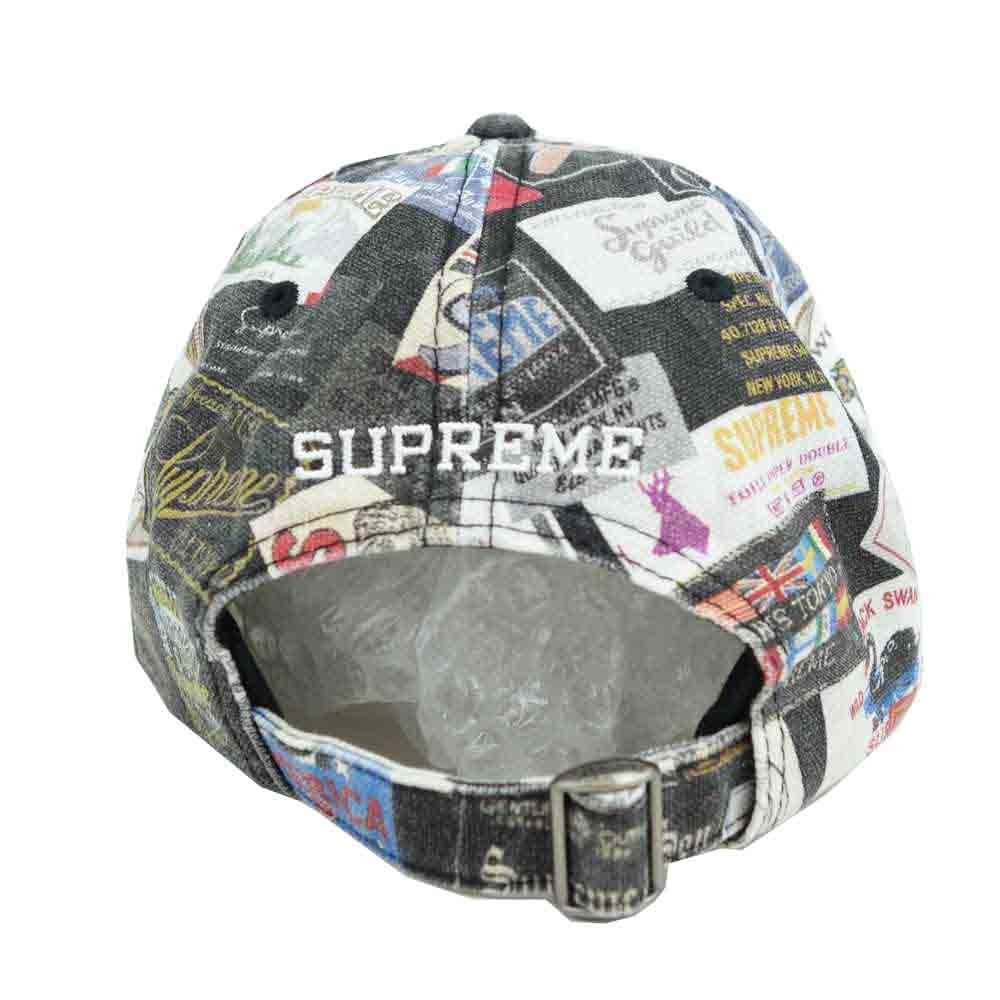 Supreme シュプリーム ２１SS LABELS 6 PANEL キャップ マルチカラー系【美品】【中古】