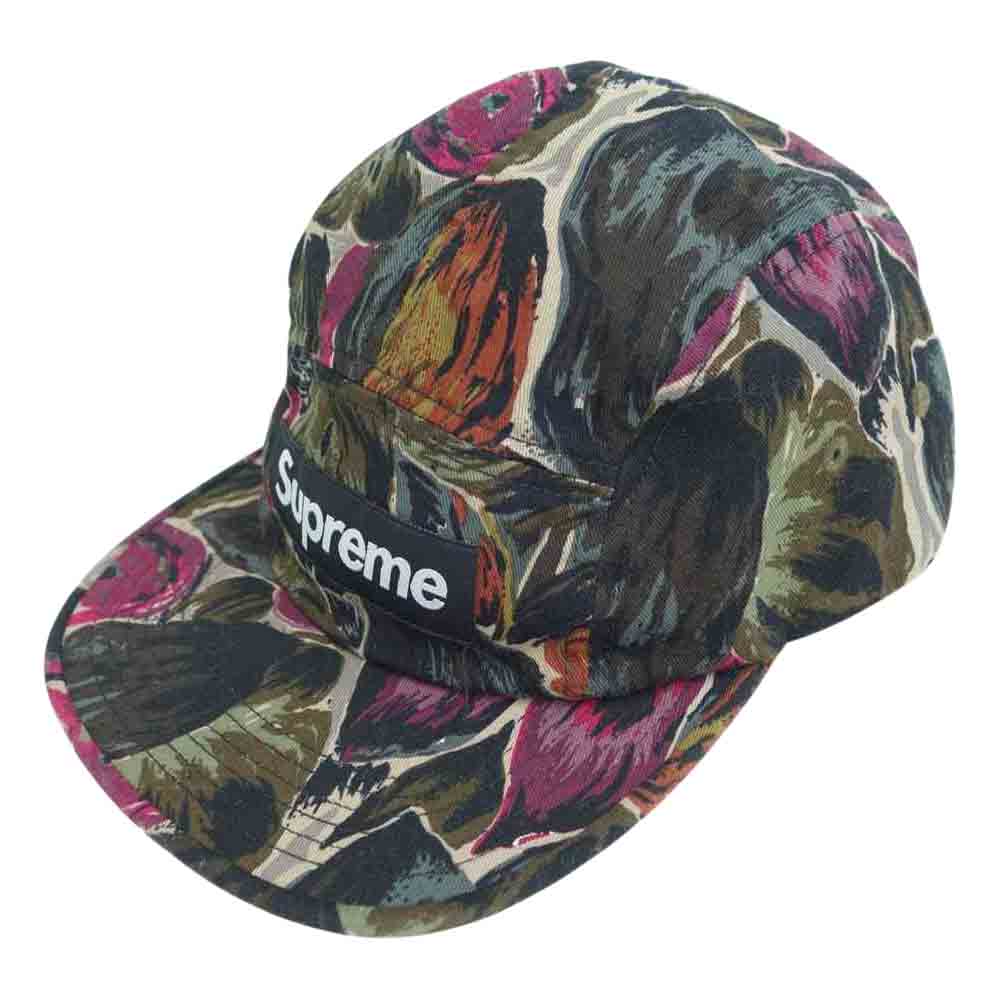 Supreme シュプリーム 17AW  Painted Floral Camp Cap マルチカラー系【美品】【中古】