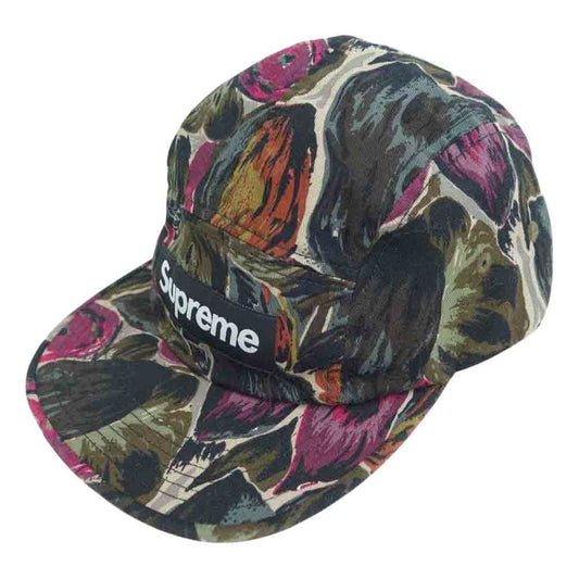 Supreme シュプリーム 17AW  Painted Floral Camp Cap マルチカラー系【美品】【中古】