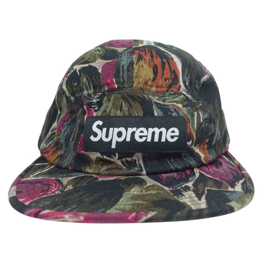 Supreme シュプリーム 17AW  Painted Floral Camp Cap マルチカラー系【美品】【中古】