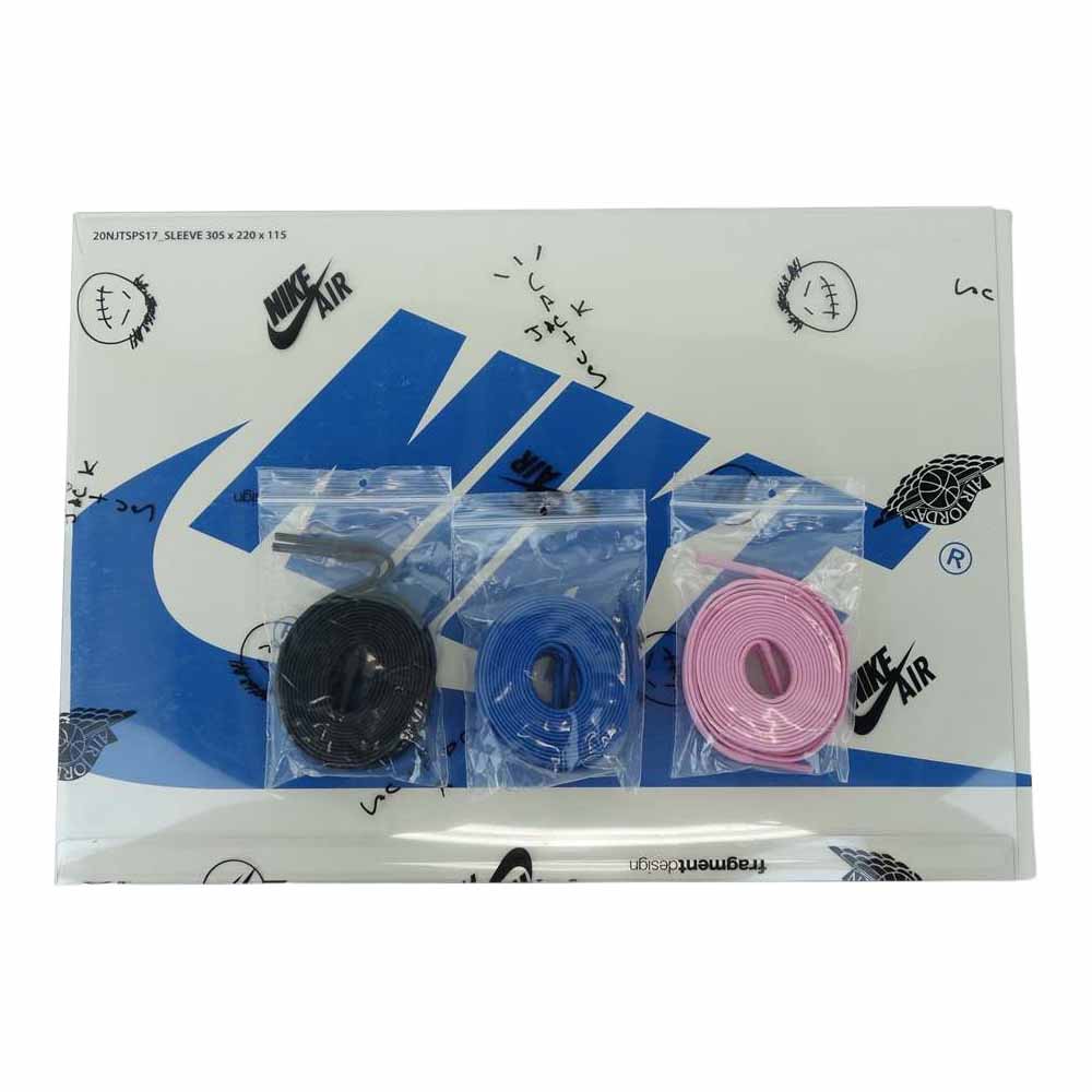 NIKE ナイキ DM7866-140 Travis Scott トラヴィススコット FRAGMENT フラグメント AIR JORDAN 1 LOW OG MILITARY BLUE 白×青×黒系 27cm【新古品】【未使用】【中古】