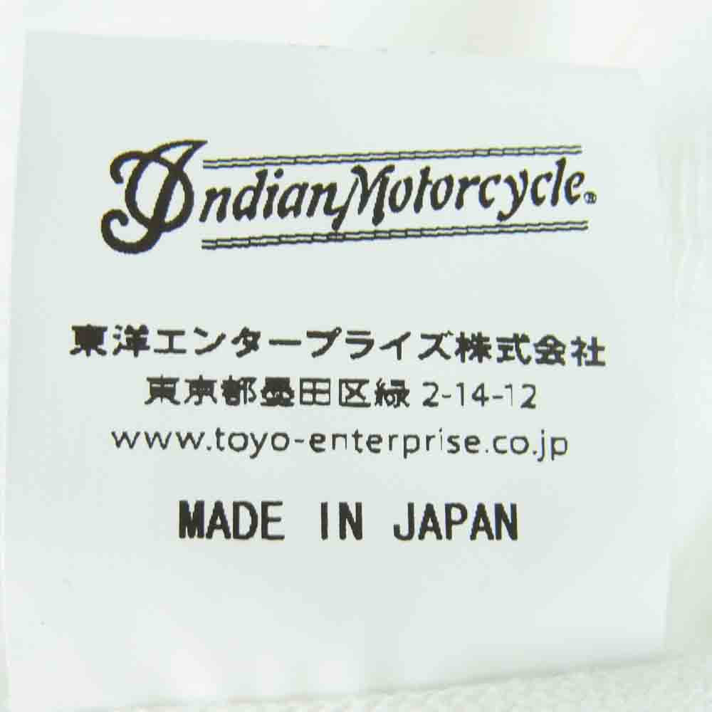 INDIAN MOTOCYCLE インディアン モトサイクル IM78746 BOBS INDIAN PRINT T SHIRT プリント 半袖 Tシャツ ホワイト系 XL【新古品】【未使用】【中古】