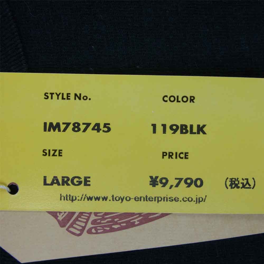 INDIAN MOTOCYCLE インディアン モトサイクル IM78745 INDIAN HEAD PRINT T SHIRT プリント 半袖 Tシャツ ブラック系 L【新古品】【未使用】【中古】