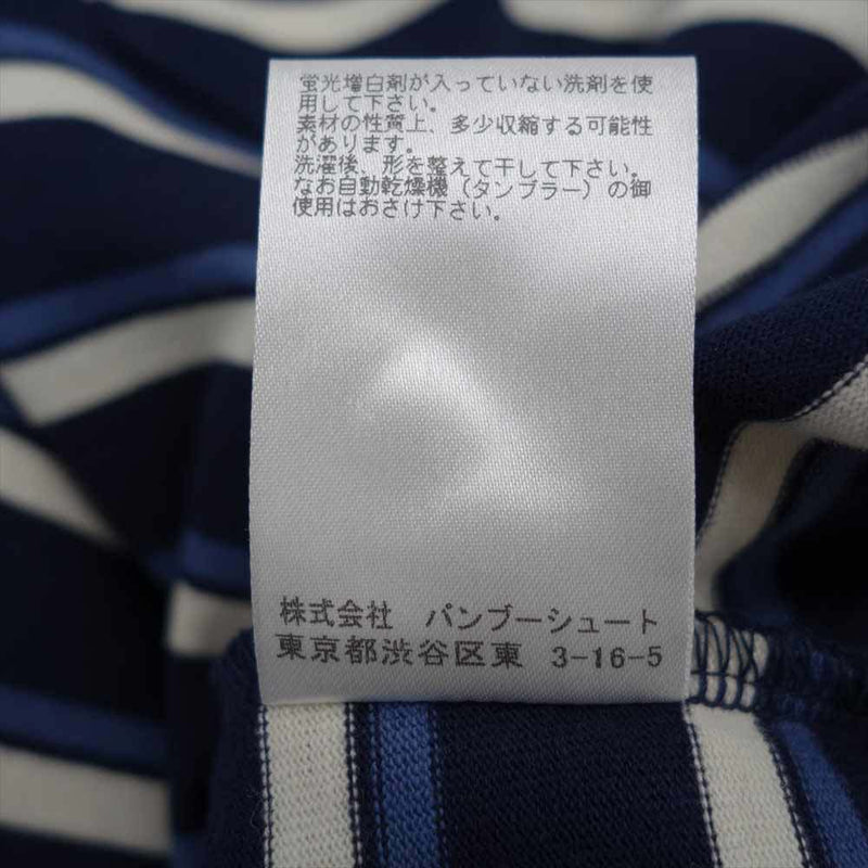 バンブーシュート 2101022 MULTI STRIPE TEE SHIRT マルチストライプ ネイビー系 L【新古品】【未使用】【中古】