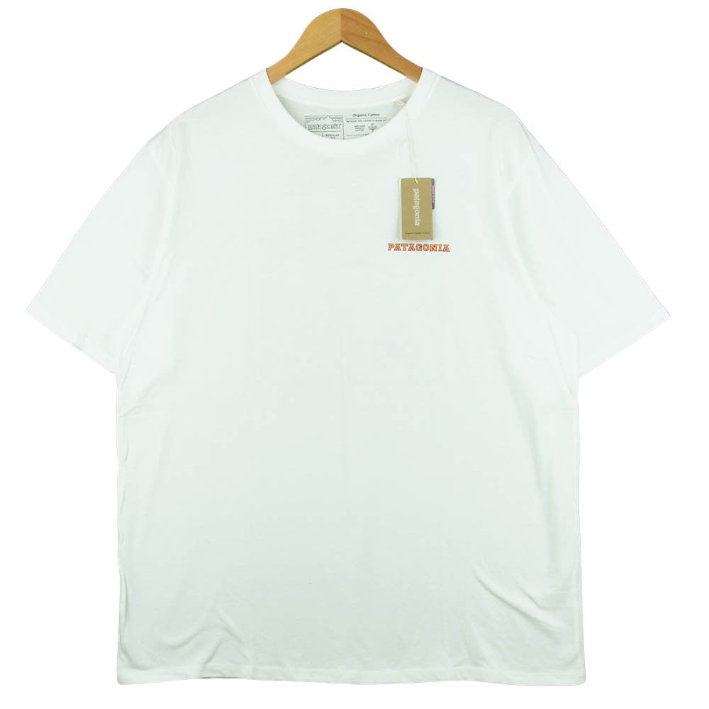 patagonia パタゴニア 21SS 38537 SUMMIT ROAD ORGANIC T-SHIRT 半袖 Tシャツ ホワイト系 L【新古品】【未使用】【中古】
