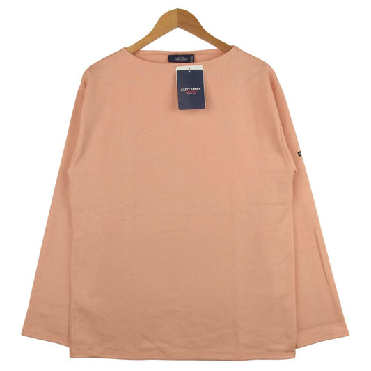 SAINT JAMES セントジェームス OUESSANT R A ウエッソン 長袖 カットソー ピンク系 6【新古品】【未使用】【中古】