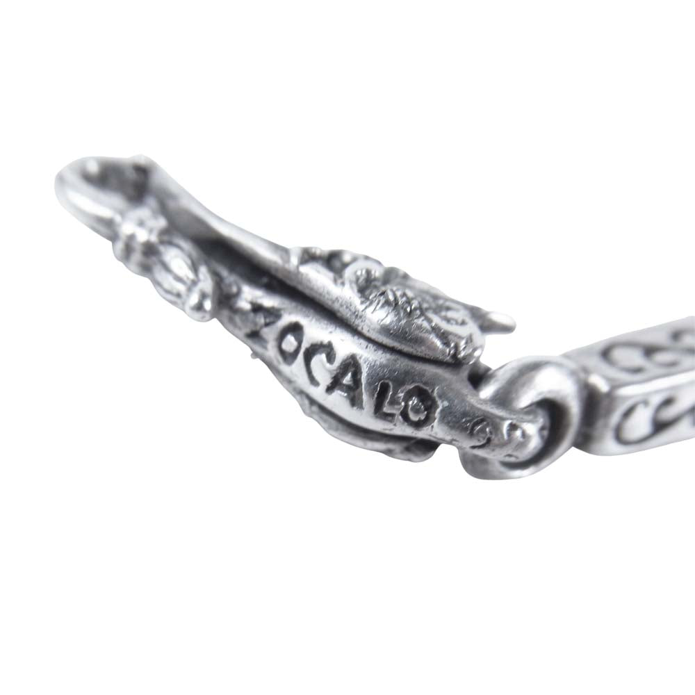 ZOCALO ソカロ ホイールドージェ ペンダント トップ ネックレス ストーン シルバー系【中古】