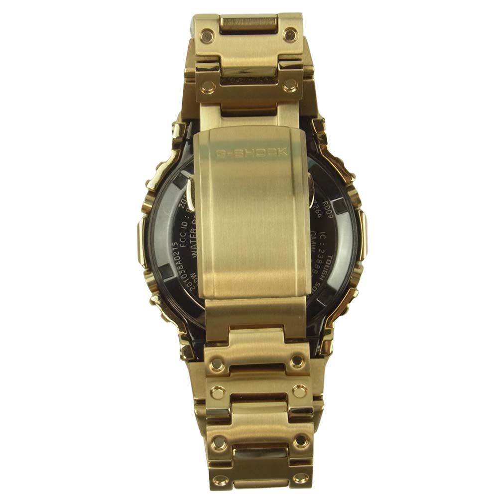 G-SHOCK ジーショック GMW-B5000GD-9JF フルメタル タフソーラー デジタル スクエア Bluetooth 腕時計 ゴールド系【美品】【中古】