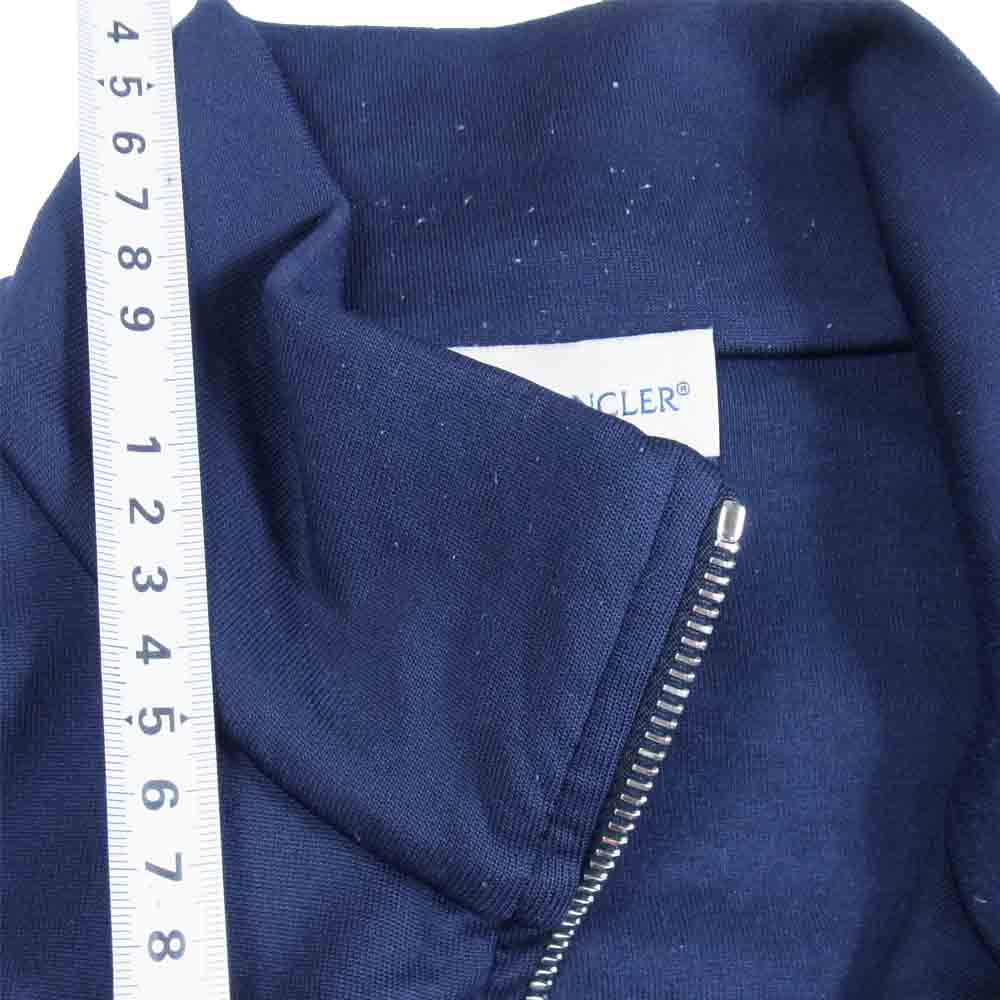 MONCLER モンクレール MAGLIA CARDIGAN サイドライン ジャージー トラックジャケット ネイビー系 XL【中古】