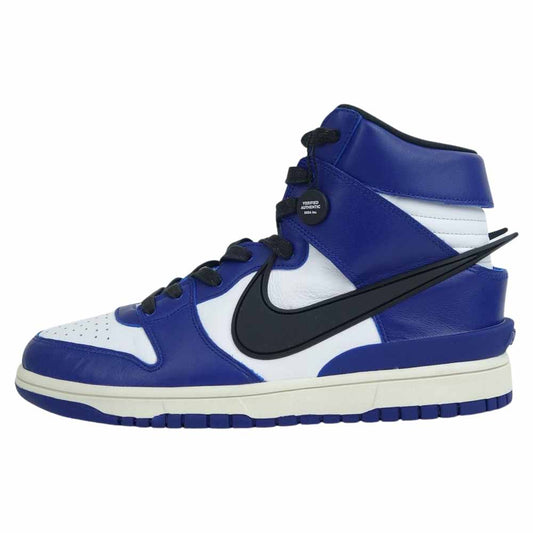 NIKE ナイキ CU7544-400 × AMBUSH DUNK HIGH DEEP ROYAL アンブッシュ ダンク ハイ ディープ ロイヤル スニーカー ブルー系 29cm【極上美品】【中古】