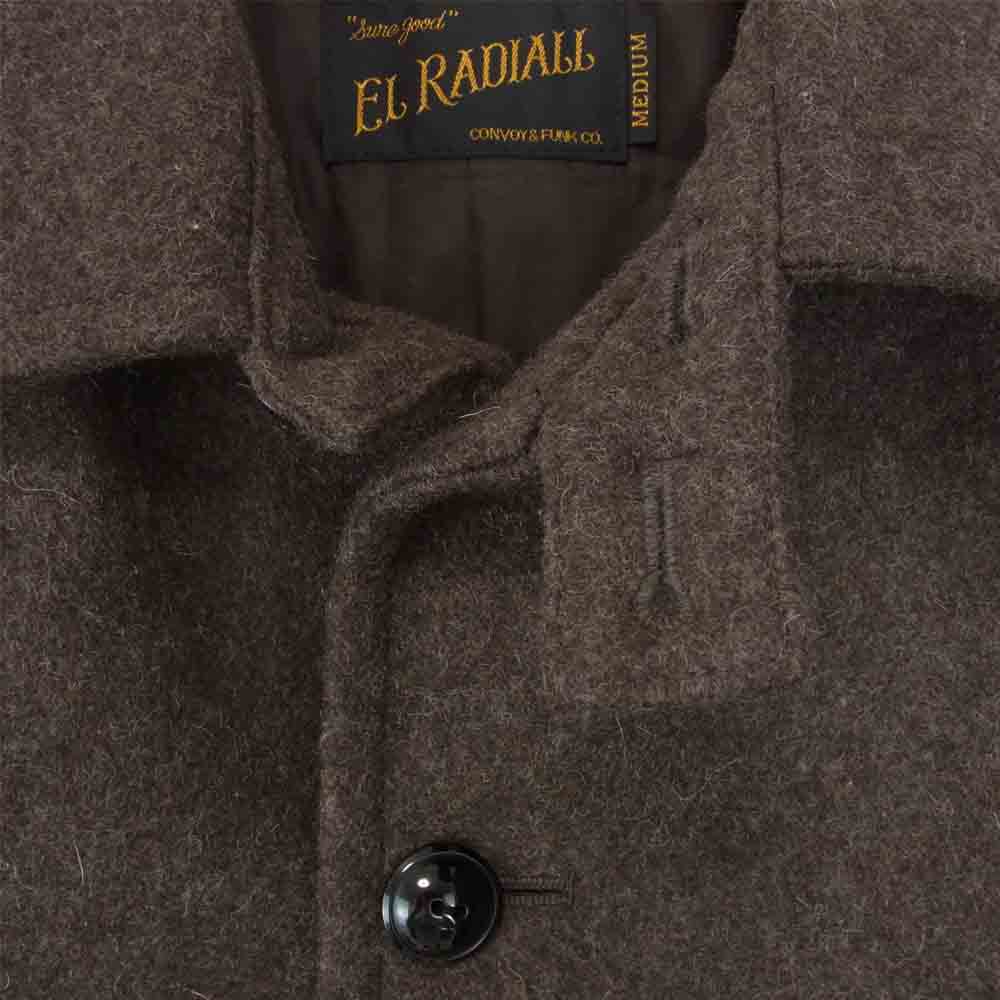 RADIALL ラディアル RAD-11AW-JKT009 WOOL COAT ウール コート ブラウン系 M【中古】