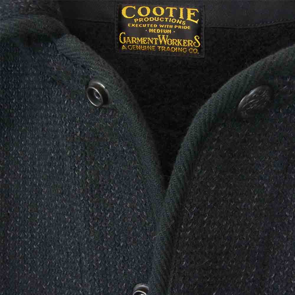 COOTIE クーティー Russell Shooting Jacket ラッセルシューティーング 袖レザー ビーチクロス ブラック系 M【中古】