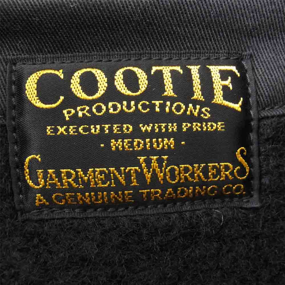 COOTIE クーティー Russell Shooting Jacket ラッセルシューティーング 袖レザー ビーチクロス ブラック系 M【中古】