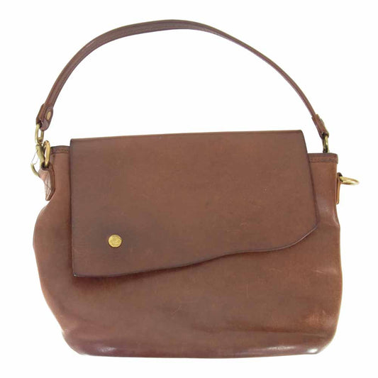 リュウ レザー ショルダー ブラウン系【中古】