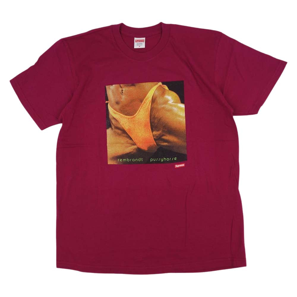 Supreme シュプリーム 21SS Butthole Surfers Rembrandt Pussyhorse Tee ワインレッド系 M【新古品】【未使用】【中古】