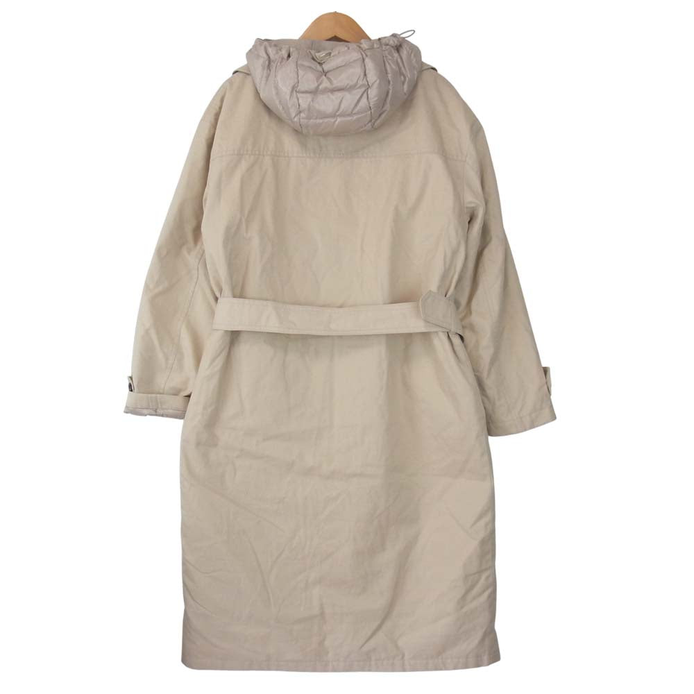 Herno ヘルノ 19AW GC0283D 13310 1985 イタリア製 Padded Trench Coat 着脱フード付 2WAY ダウン トレンチコート ベージュ系 40【美品】【中古】