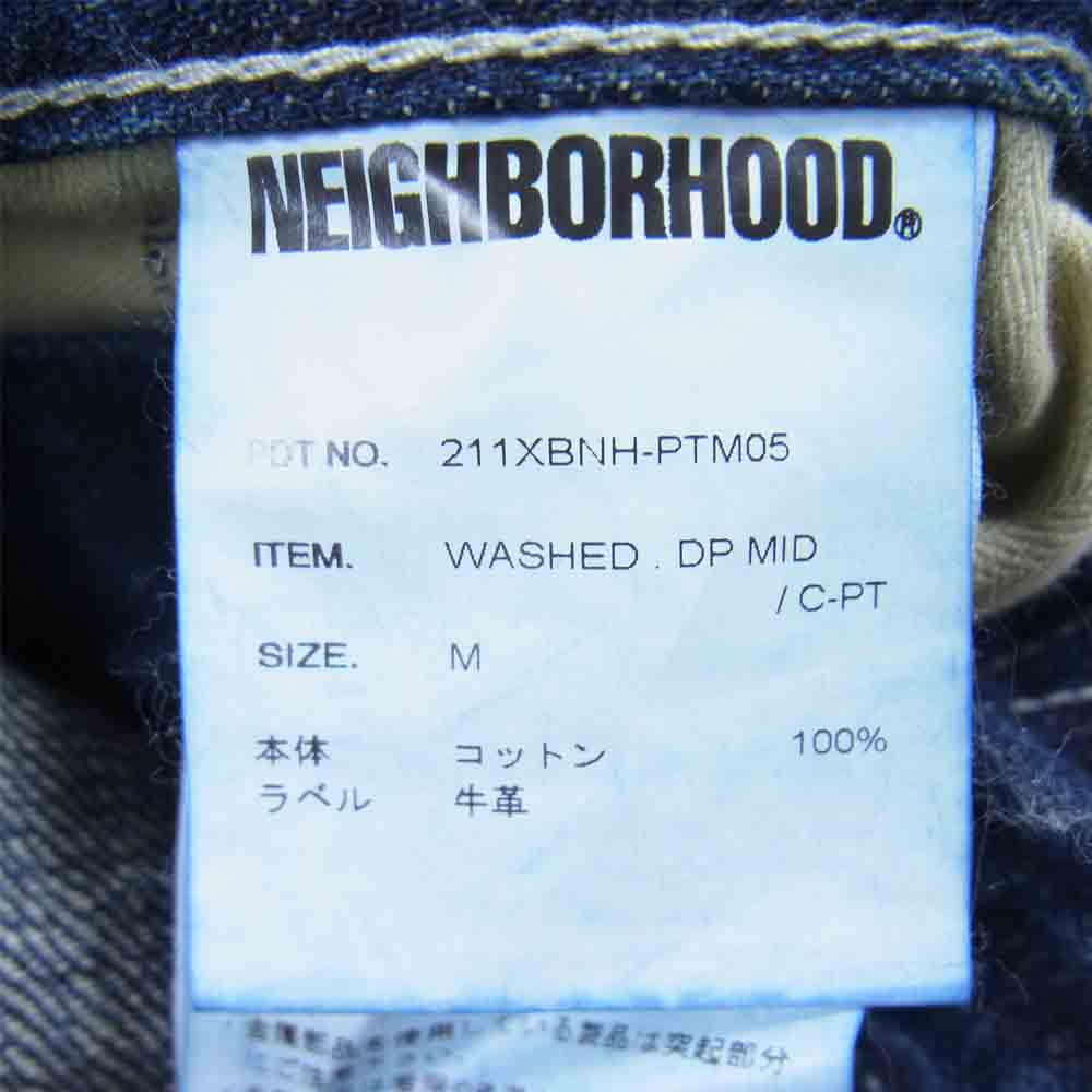 NEIGHBORHOOD ネイバーフッド 21SS 211xbnh-ptm05 211xbnh-ptm05 デニム 日本製 インディゴブルー系 M【中古】