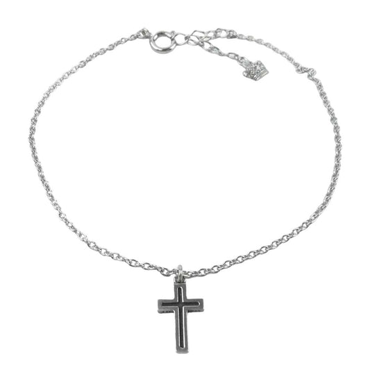 Justin Davis ジャスティンデイビス クロスクラウン ブレスレット シルバー925 シルバー系【中古】