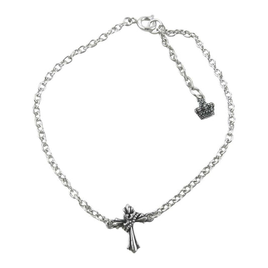 Justin Davis ジャスティンデイビス クロスクラウン ブレスレット シルバー925 シルバー系【中古】