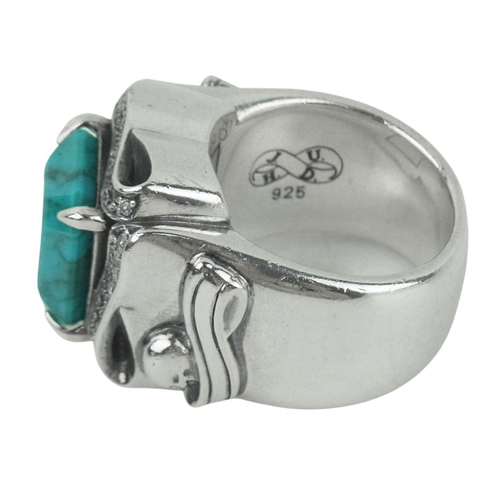 Justin Davis ジャスティンデイビス SRJ503 GLAM リング TURQUOISE ターコイズ DO.27 シルバー925 シルバー系 ターコイズ系 12号【中古】