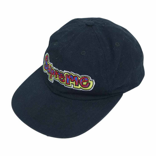 Supreme シュプリーム 18SS gonz logo cap ストラップバック キャップ ブラック系【中古】
