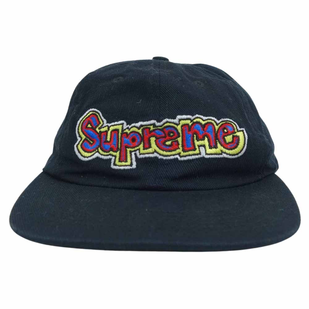Supreme シュプリーム 18SS gonz logo cap ストラップバック キャップ ブラック系【中古】