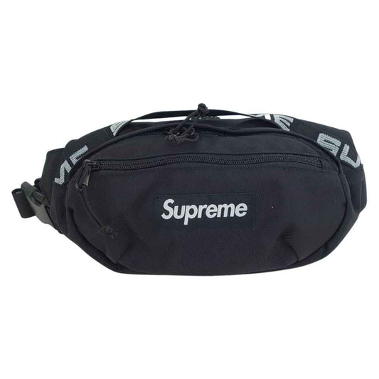 Supreme シュプリーム 18SS waist bag ウエスト  ブラック系【中古】