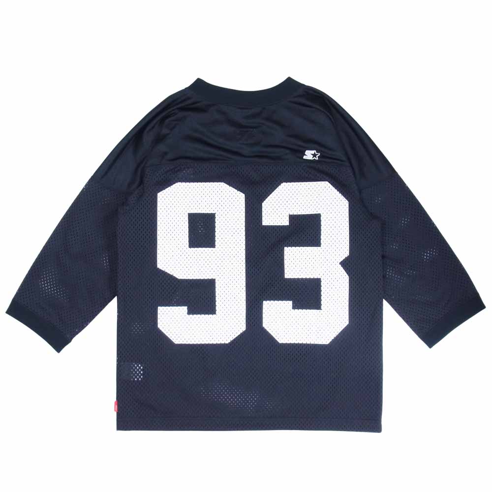 WTAPS ダブルタップス 16SS 161atsrd-csm01 STARTER BLACK LABEL QB TEE メッシュ フットボール ブラック系 S【美品】【中古】
