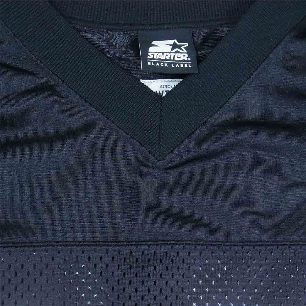 WTAPS ダブルタップス 16SS 161atsrd-csm01 STARTER BLACK LABEL QB TEE メッシュ フットボール ブラック系 S【美品】【中古】