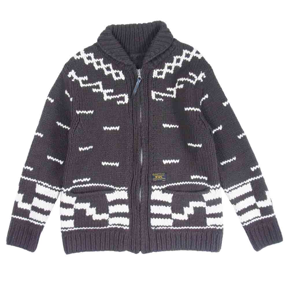 WTAPS ダブルタップス 14AW 142madt-knm04 COWICHAN SWEATER カウチン ニット ブラウン系 サイズ表記無し【中古】