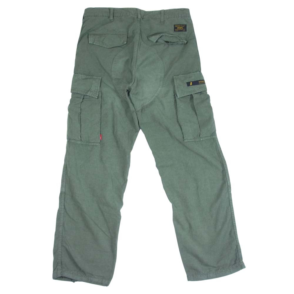 WTAPS ダブルタップス 15SS 151gwdt-ptm08 JUNGLE STOCK RIPSTOP パンツ 日本製 カーキ系 1【中古】