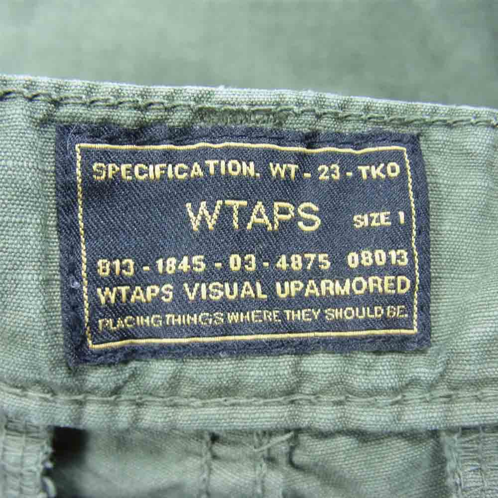 WTAPS ダブルタップス 15SS 151gwdt-ptm08 JUNGLE STOCK RIPSTOP パンツ 日本製 カーキ系 1【中古】