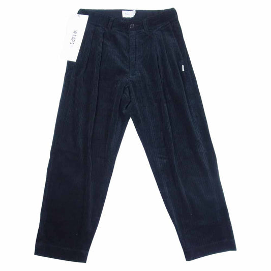 WTAPS ダブルタップス 19Aw 192tqdt-ptm03 TROUSERS. COTTON. CORDUROY コーデュロイ トラウザーズ ブラック系 1【美品】【中古】
