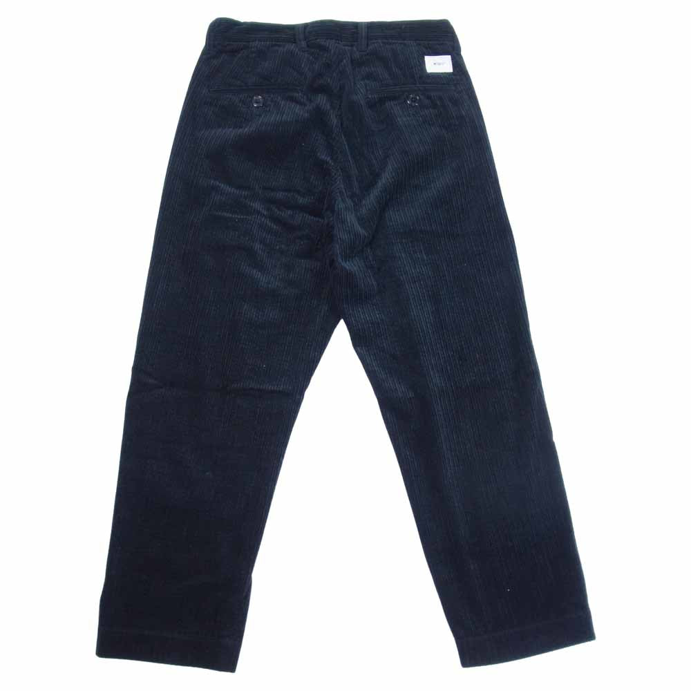 WTAPS ダブルタップス 19Aw 192tqdt-ptm03 TROUSERS. COTTON. CORDUROY コーデュロイ トラウザーズ ブラック系 1【美品】【中古】