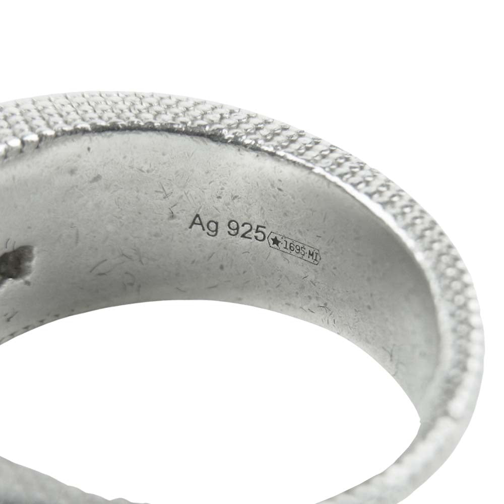 GUCCI グッチ インターロッキング リング シルバー925 イタリア製 シルバー系 9号【中古】
