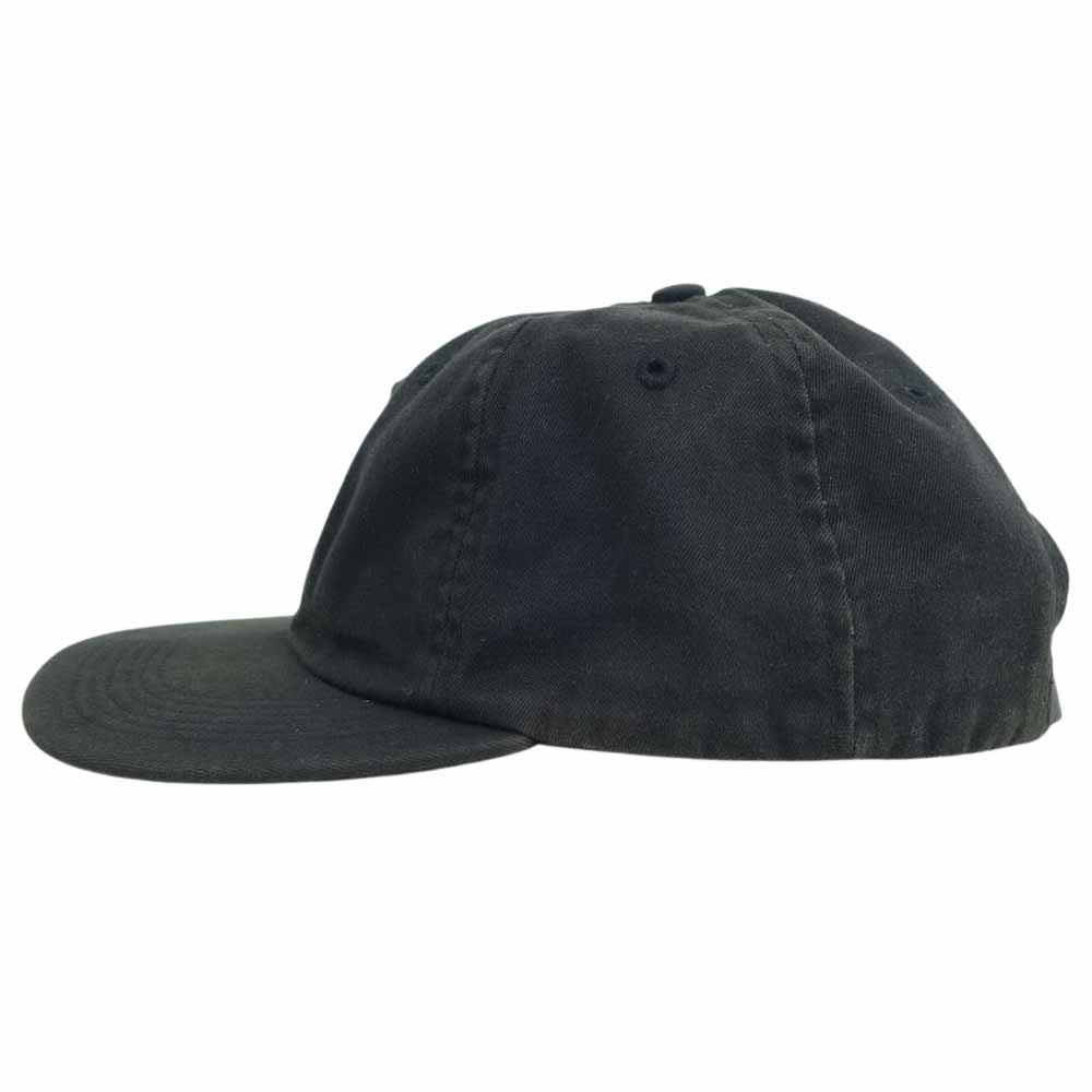 Supreme シュプリーム 17SS Washed Denim S Logo 6-Panel Cap キャップ ブラック系【中古】