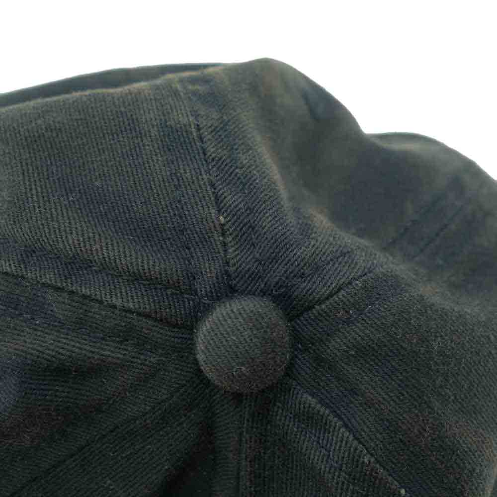 Supreme シュプリーム 17SS Washed Denim S Logo 6-Panel Cap キャップ ブラック系【中古】