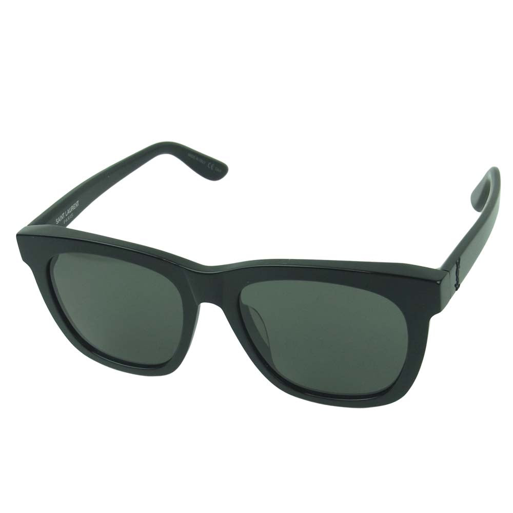 SAINT LAURENT サンローラン SL M24/K セルロイド ウェリントン サングラス ブラック系 55□19-145【中古】