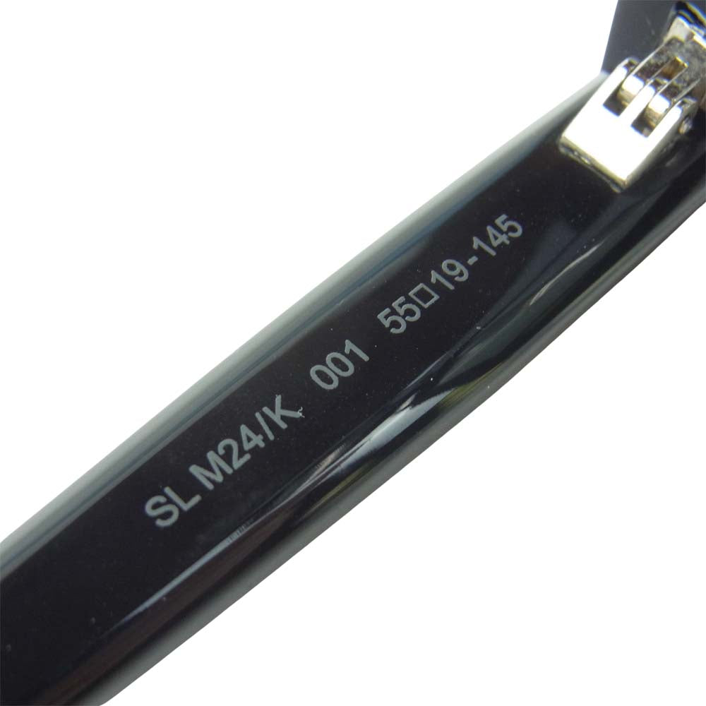 SAINT LAURENT サンローラン SL M24/K セルロイド ウェリントン サングラス ブラック系 55□19-145【中古】