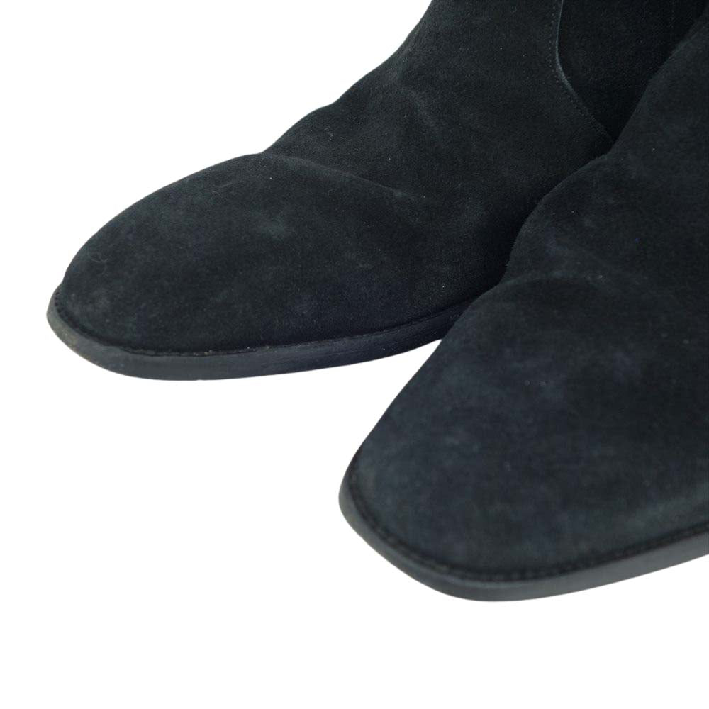 SAINT LAURENT サンローラン 553621 WYATT 40 ZIP BOOT ジップ ワイアット ブーツ ブラック系 43【中古】
