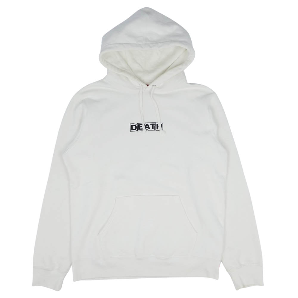 Supreme シュプリーム 19AW  Gilbert & George DEATH Hooded Sweatshirt ギルバート＆ジョージ パーカー ホワイト系 M【中古】