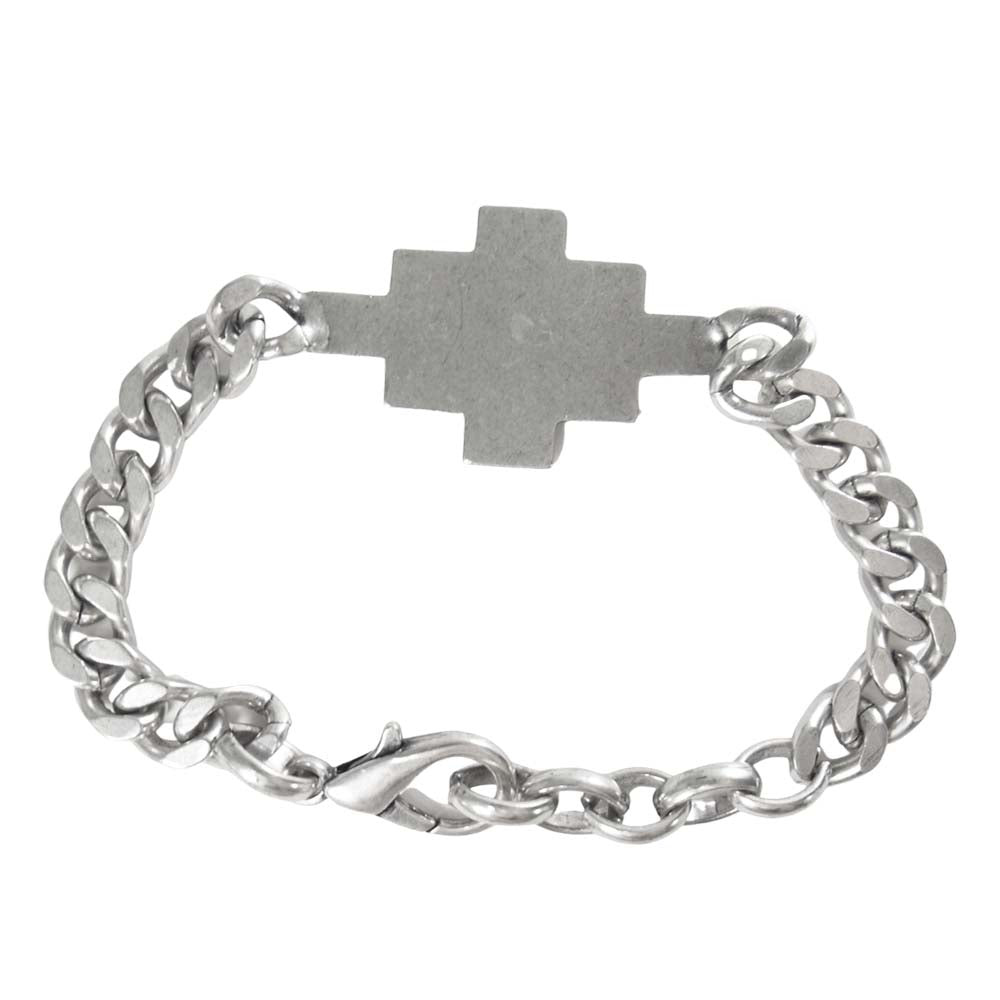 マルセロ・バーロン BRACELETS シルバー クロス チェーン ブレスレット シルバー系【中古】